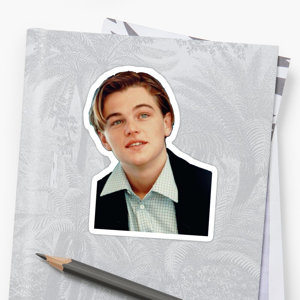 Leonardo Dicaprio Sticker By Tarajeanne Redbubble