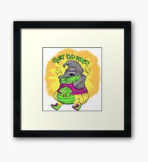 GET DUMPED Framed Print