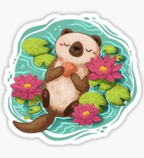 Glücklicher Otter Sticker