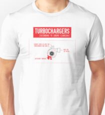 How Turbochargers work: by Jeremy Clarkson (red version) Unisex T-Shirt