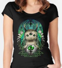 Space Bunny Women's Fitted Scoop T-Shirt