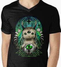 Space Bunny V-Neck T-Shirt