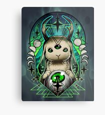 Space Bunny Metal Print
