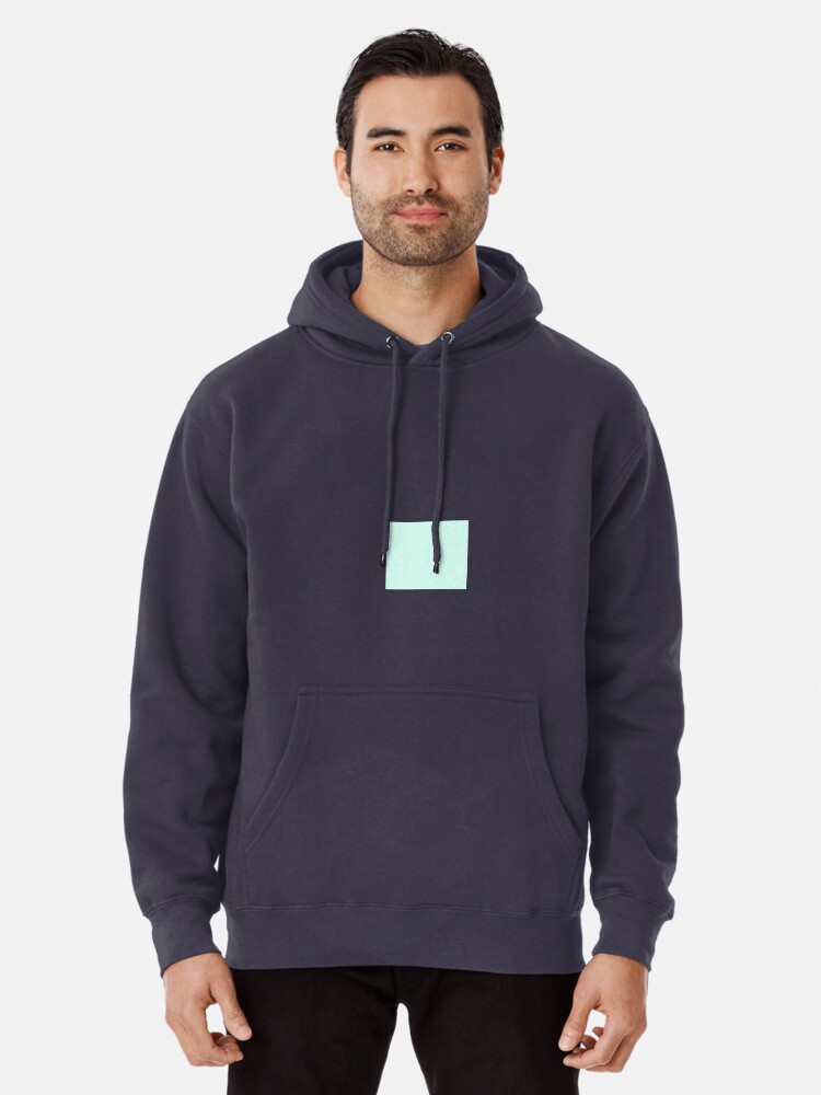 mint green pullover hoodie