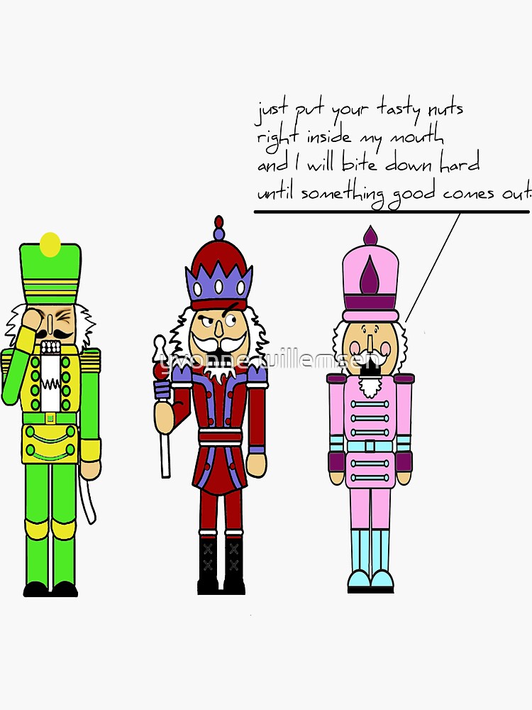 "nutcracker poem" Sticker by ywill Redbubble