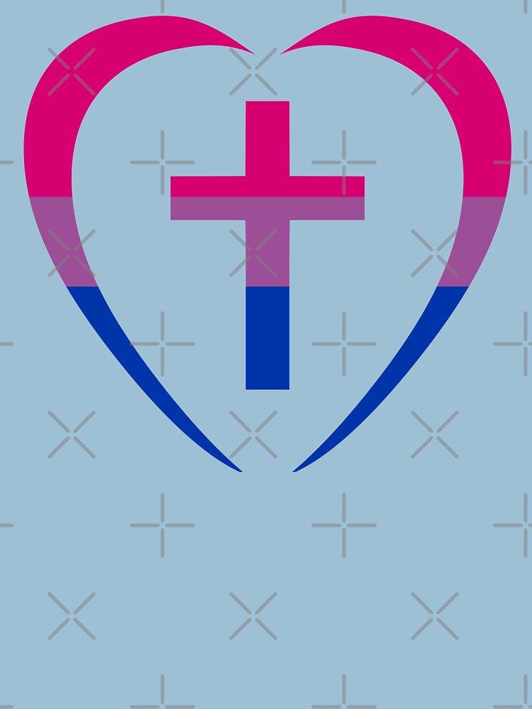 Christian Heart (Pink, Purple, Blue) Third Culture Series by carbonfibreme