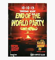 Vortex Club - Another End of the World Vortex Club Poster Photographic Print