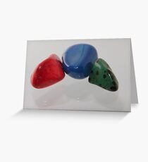 Red Blue Green Greeting Card