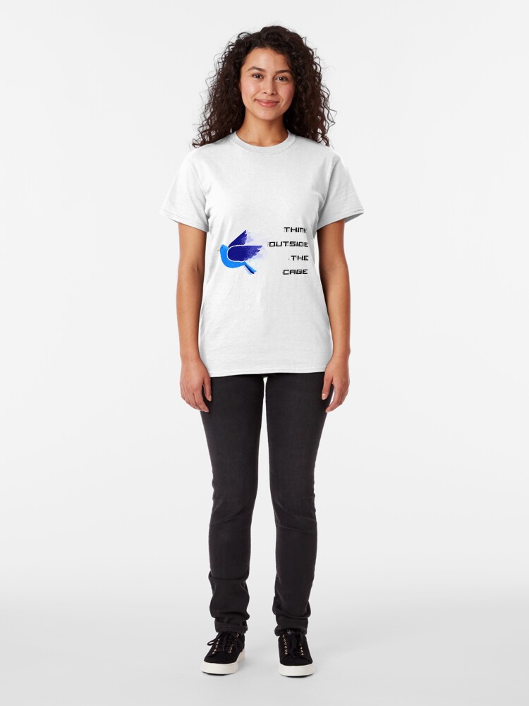 Alternate view of Think Outside The Cage Classic T-Shirt