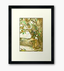 Peaceful Link Framed Print