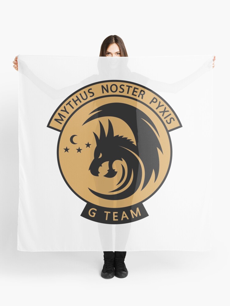 Godzilla G Team Scarf By Fareast Redbubble