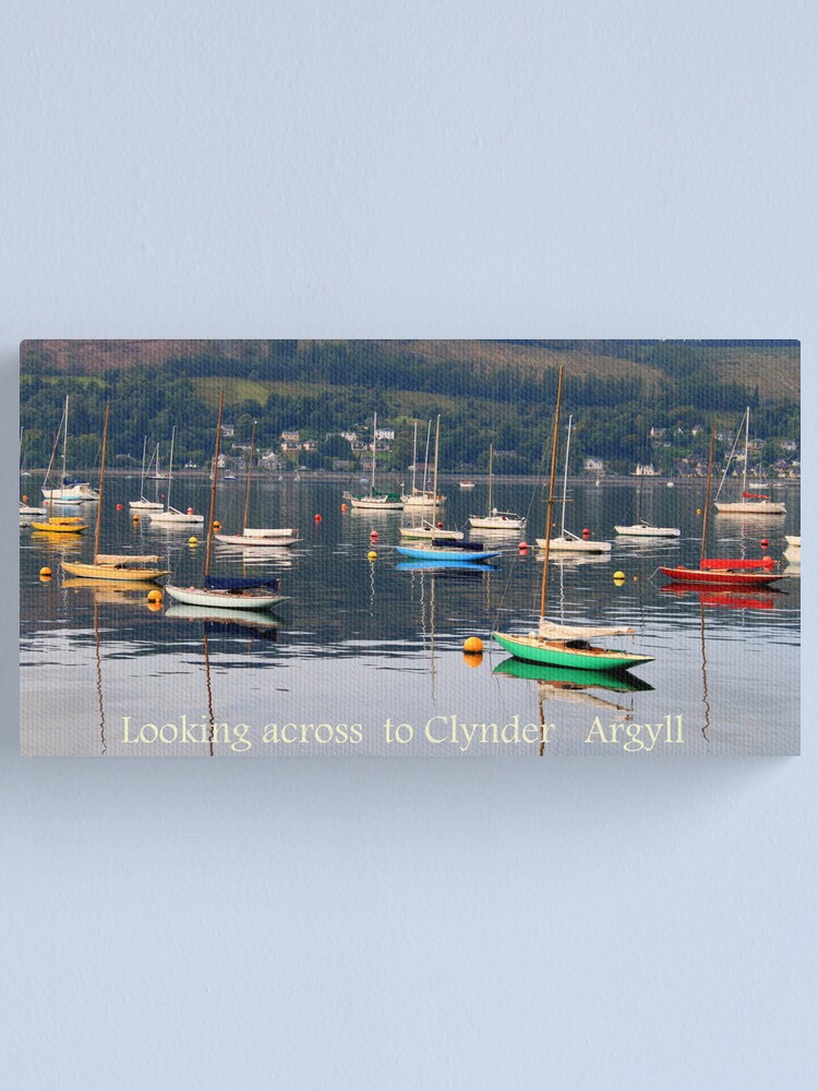 Alternate view of Looking towards Clynder Argyll Canvas Print