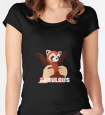 PABULOUS Women's Fitted Scoop T-Shirt