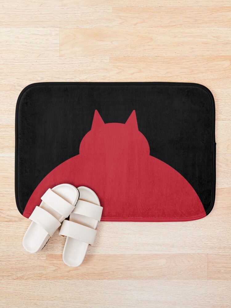 Alternate view of Fat Red Cat Bath Mat