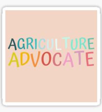 Agriculture Advocate Sticker