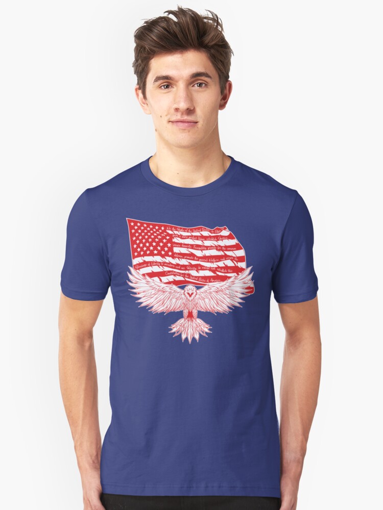 american flag eagle t shirt