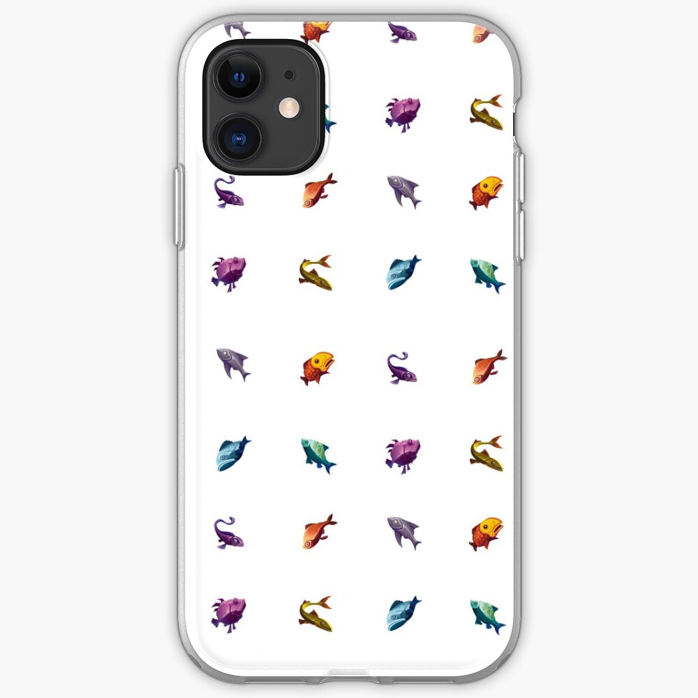 Muchos peces (blanco) Funda y vinilo para iPhone