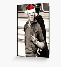 Oi! Santa Greeting Card
