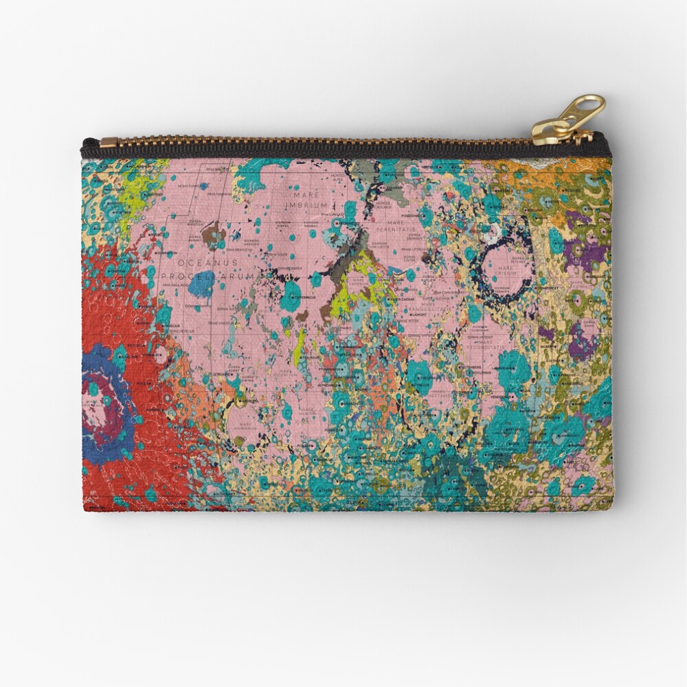 The Geology of the Moon Zipper Pouch