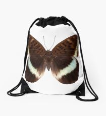brown Nymphalidae butterfly Drawstring Bag