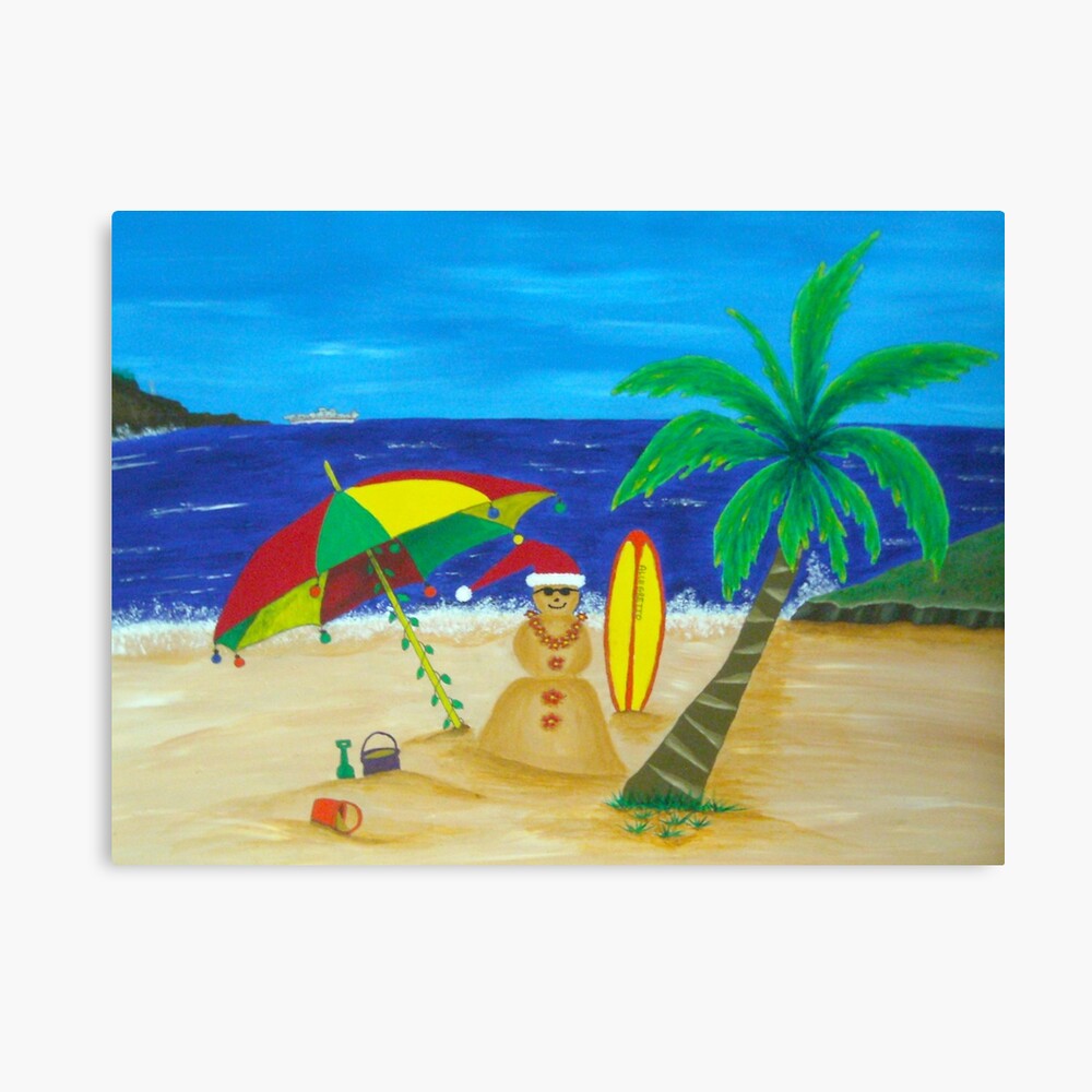 Christmas in Kona Canvas Print