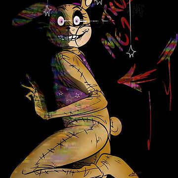 Five nights at Freddie's Glitchtrap  Art Print for Sale by Louaffi Shop