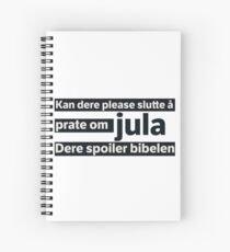 spoiler bibelen Spiral Notebook