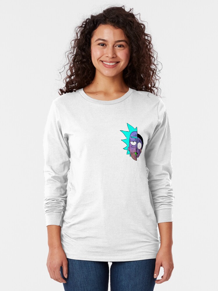 Alternate view of Galactic Rick and Morty Long Sleeve T-Shirt