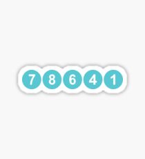 78641 ZIP Code Leander, Texas Sticker