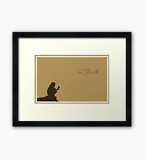 Into The Wild - Minimalist Movie Poster Framed Print