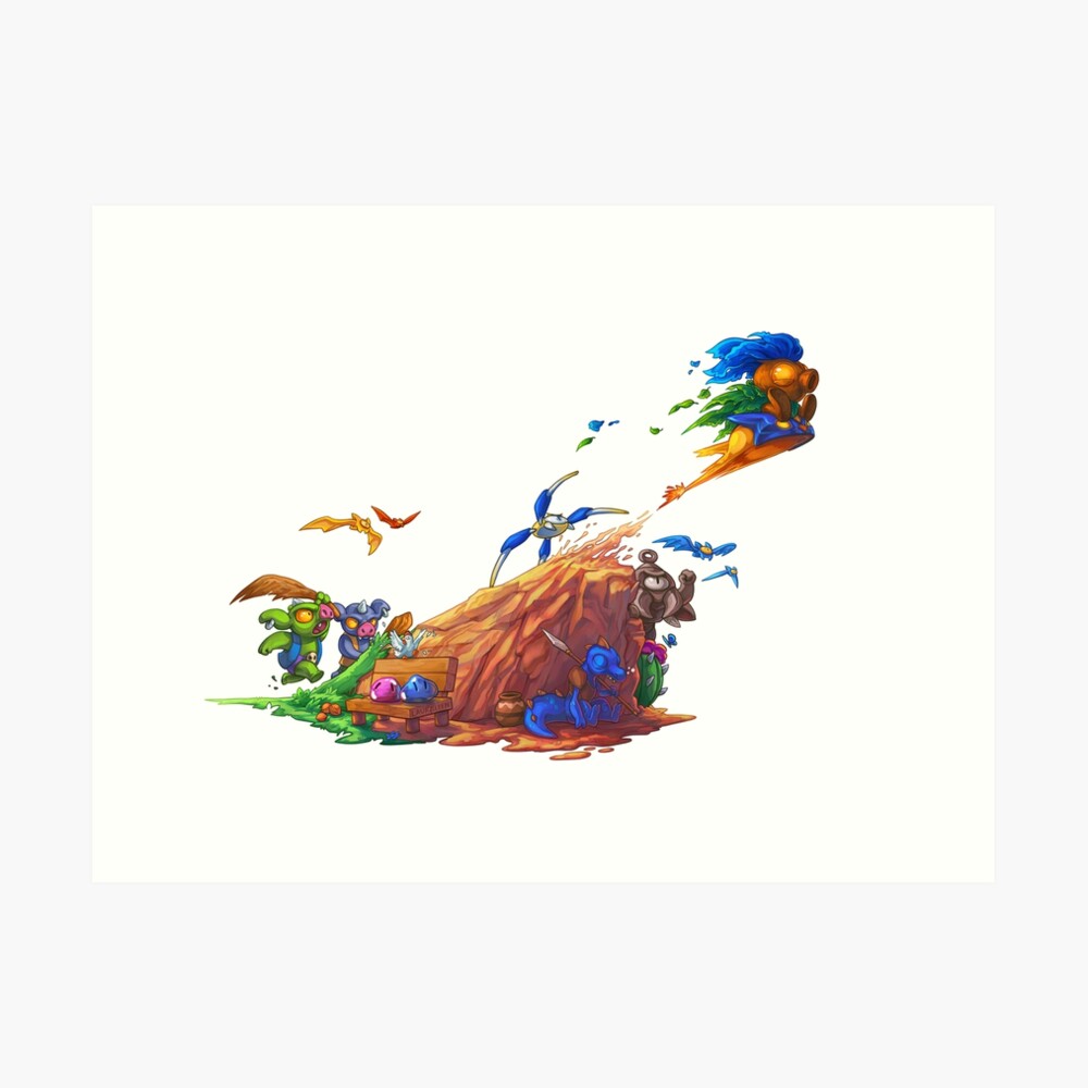 Hyrule's Unlikely Hero Art Print
