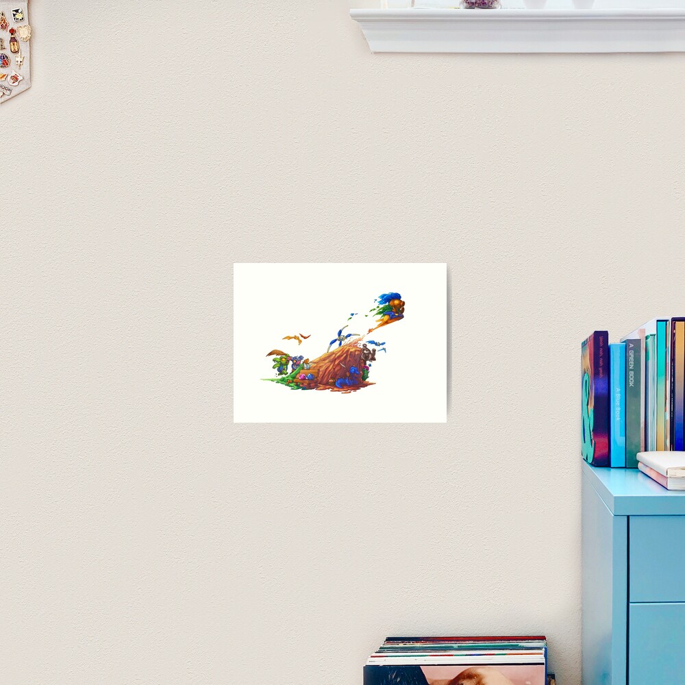 Hyrule's Unlikely Hero Art Print