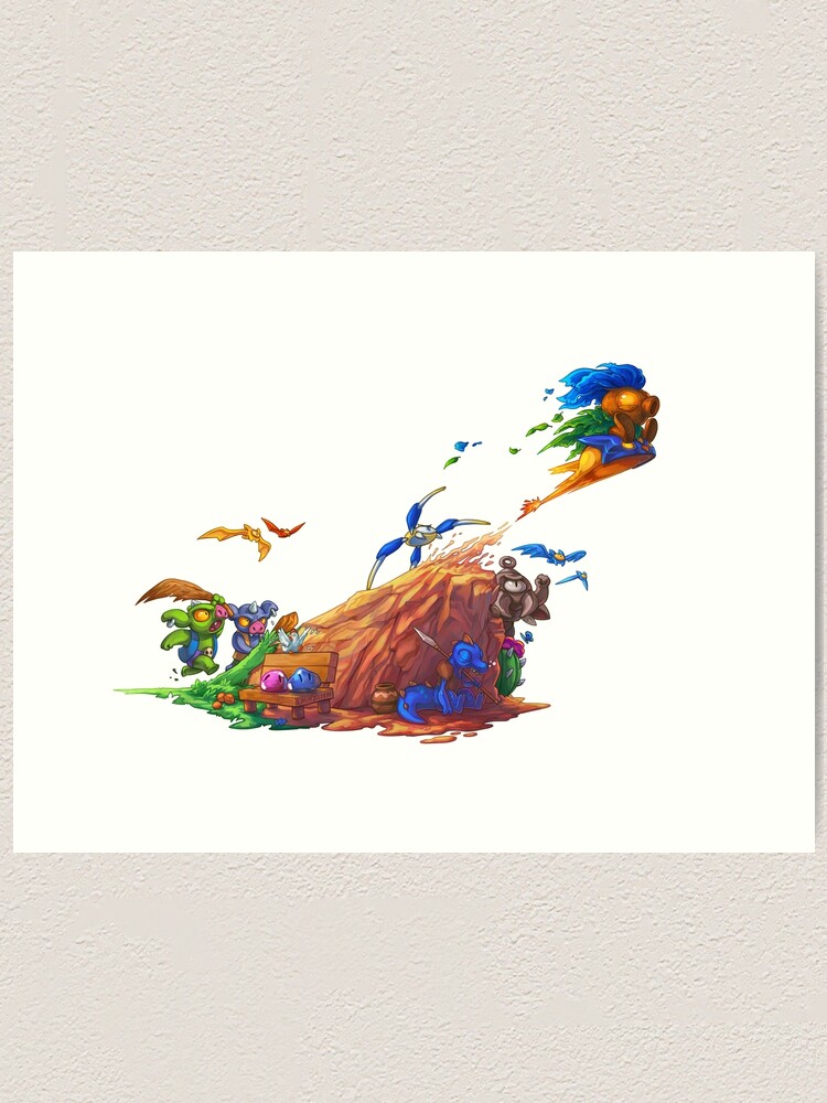 Alternate view of Hyrule's Unlikely Hero Art Print