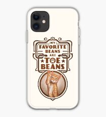My Favorite Beans Are Toe Beans (Cat) iPhone Case