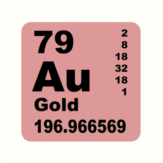 gold in element chart