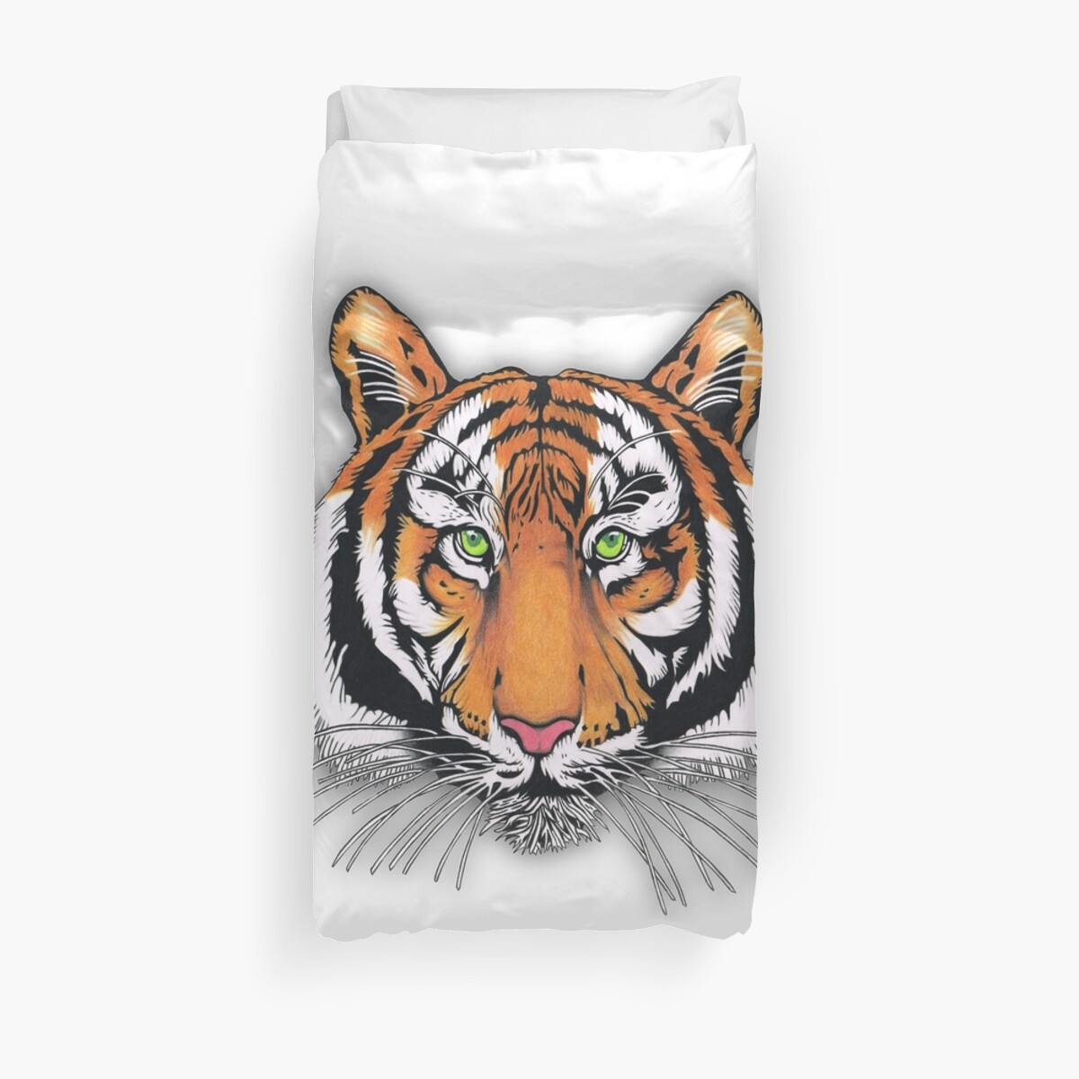 "Tiger" Duvet Cover by tina9 Redbubble