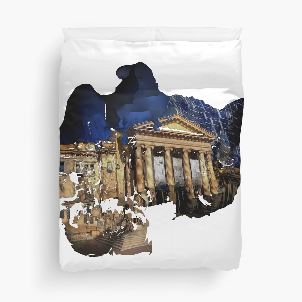 David Scott Mitchell Library Duvet Cover