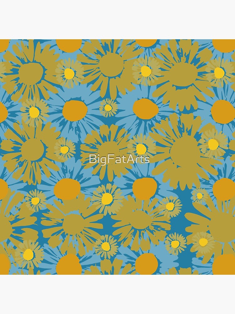 Pop Polka Daisies by BigFatArts