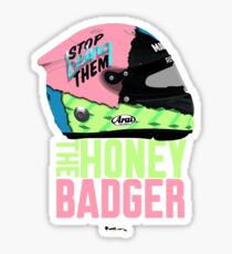 Daniel Ricciardo - 2019 Helm. (HONIGDACHSTEXT) Sticker