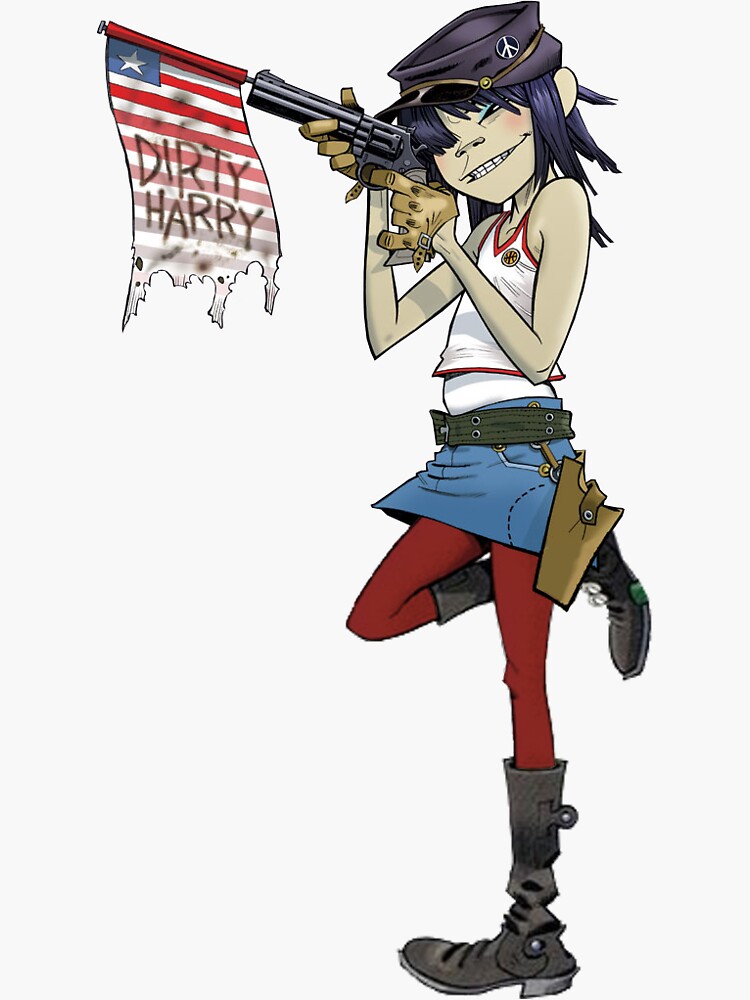 Noodle Gorillaz Dirty Harry by v4mp1res