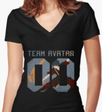 Team Avatar Zuko Women's Fitted V-Neck T-Shirt