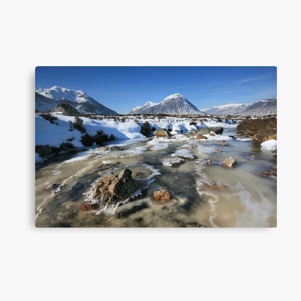 Scotland: Rannoch Winter Canvas Print