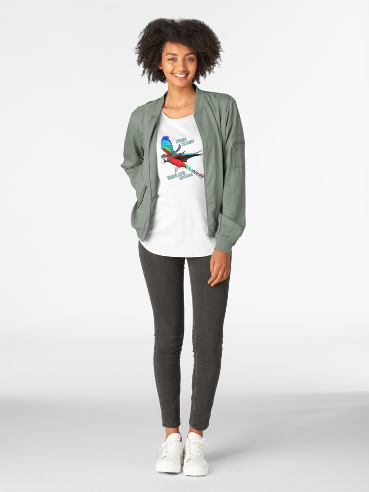 Alternate view of Free-Flight Highland Division Premium Scoop T-Shirt
