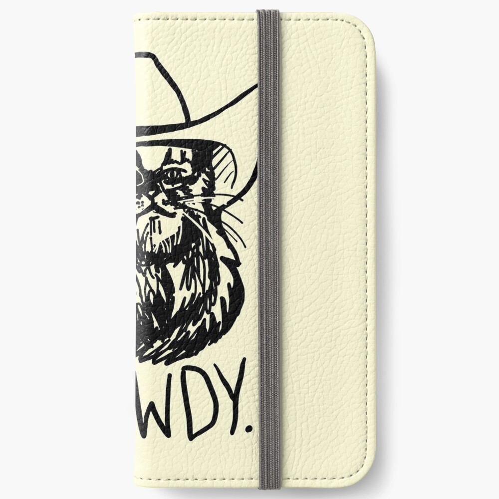 Meowdy Texas Cat Meme iPhone Wallet
