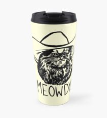 Meowdy Texas Cat Meme Travel Mug