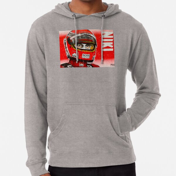 Niki Lauda F1 graffiti painting by DRAutoArt Lightweight Hoodie