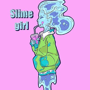 Anime Slime Girl - Nana Art Board Print for Sale by DreamOfBunnies