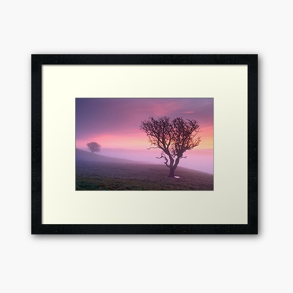 Misty sunrise, The Helm - Cumbria Framed Art Print