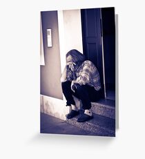 Alone Greeting Card