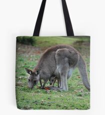 Mother & Joey in the wild. Tote Bag